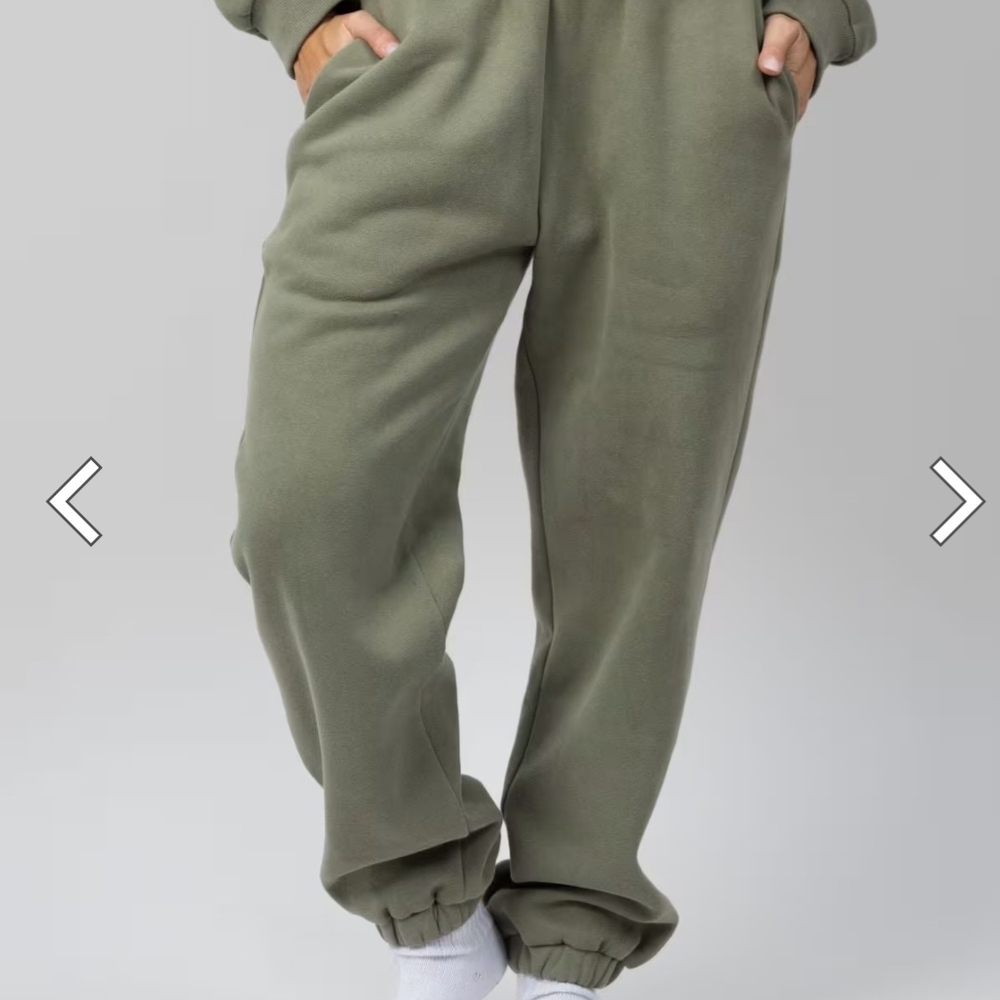 Travel Essentials Sweatpants By Comfrt (in color Moss)